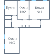 Окна в 3-ком. сталинке #1