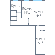Окна в 3-ком. хрущевке #1
